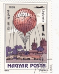 Stamps Hungary -  globo aerostático