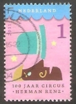 Stamps Netherlands -  Centº del Circo Herman Renz