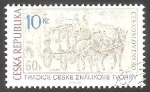 Stamps Czech Republic -  Vehículo de Correos
