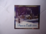 Stamps United States -  Navidad 2014 - Paz en la Tierra.