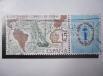 Stamps Spain -  Ed:2437/38 - II Centenario Correo de India.