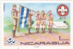 Stamps Nicaragua -  desfile Boys Scouts