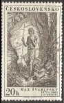 Stamps Czechoslovakia -  Pintura de MAX SVABINSKY 