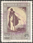 Stamps Peru -  Canonizacion de Martin de Porres