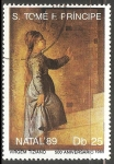 Sellos del Mundo : Africa : Santo_Tom_y_Principe : Virgen Tiziano