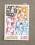 Stamps : Europe : Luxembourg :  Letras