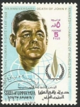 Stamps Saudi Arabia -  State of Upper Yafa - 5to aniversario de la muerte de John F Kennedy