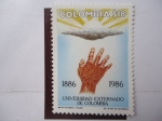 Stamps Colombia -  Universidad Externado de Colombia 1886-1968