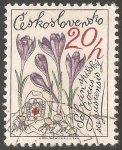 Stamps Czechoslovakia -  Flores De Montaña 