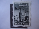 Stamps Hungary -  frankfurt - Légiposta.