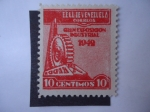 Sellos de America - Venezuela -  E.E.U.U. de Venezuel - Gran Exposición Industrial 1949.