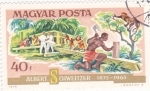 Stamps Hungary -  Albert Schweitzer-teólogo