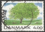 Stamps : Europe : Denmark :  Fagus sylvatica