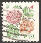 Sellos de America - Estados Unidos -  Rosas