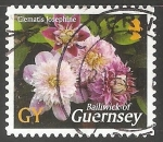 Stamps United Kingdom -  Clematis Josephine