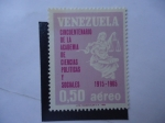 Stamps Venezuela -  Cincuentenario de la Academia de Ciencias y Sociales. 1915-1985