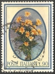 Stamps Italy -  margaritas estampilla 
