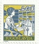 Stamps Yugoslavia -  SERVICIOS POSTALES. CLASIFICACIÓN DEL CORREO. YVERT YU 2172