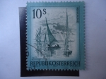 Stamps Austria -  Neusiedlersee - republik Österreich.
