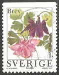 Sellos de Europa - Suecia -  Aquilegia vulgaris
