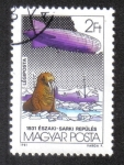 Stamps Hungary -  Zeppelin