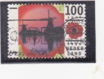 Stamps Netherlands -  región de los molinos