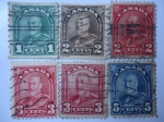 Stamps : America : Canada :  King George V.
