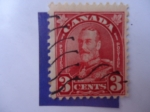 Stamps Canada -  King George V. (Mi:CA-144A - Sn/167 - Yt/145)