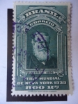 Stamps Brazil -  Feria Mundial de Nueva York 1939 -  Pedro II de Brasil-¨El Magnifico¨-1825-1889 - 
