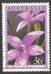 Stamps Australia -  Orquidea