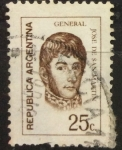 Stamps Argentina -  José de San Martín 