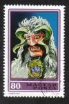 Sellos de Europa - Hungra -  Máscara Buso