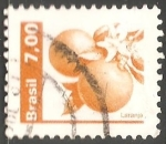 Stamps Brazil -  Naranja