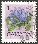 Stamps : America : Canada :  Flores salvajes  Gentiana