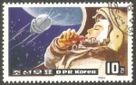 Stamps North Korea -  Exploración espacial