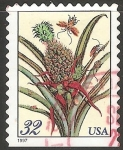 Sellos de America - Estados Unidos -  Pineapple (Piña)