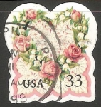 Stamps United States -  Rosas