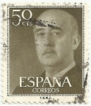 Stamps Spain -  (95). SERIE BÁSICA FRANCO. VALOR FACIAL 50 Cts. EDIFIL 1149