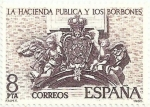 Sellos de Europa - Espa�a -  LA HACIENDA PÚBLICA Y LOS BORBONES. ESCUDO CASA DE ADUANAS, MADRID. EDIFIL 2573