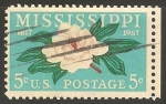 Sellos de America - Estados Unidos -  Mississippi