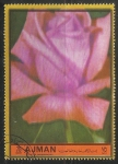 Stamps United Arab Emirates -  Ajman rosas