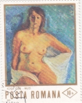 Sellos de Europa - Rumania -  pintura de un desnudo