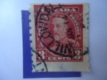 Stamps Canada -  King George V - (Mi/CA:186A - Sn/219 - Yt/181):