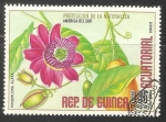 Stamps Equatorial Guinea -  Passiflora alata
