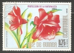 Stamps Equatorial Guinea -  hippeastrum vittatum