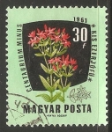 Stamps : Europe : Hungary :  kis ezerjofu (Pequeño centaura)