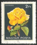Stamps Hungary -  Diorama Rosa