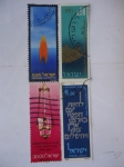 Stamps : Asia : Israel :  Sellos de Israel.