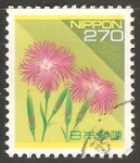 Stamps Japan -  Flores