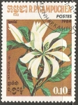 Stamps Cambodia -  Magnolia